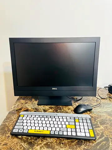 Dell 22 Monitor with Keyboard Mouse - Good Working Condition