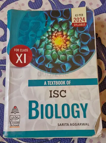 A Textbook of ISC Biology for Class XI by Sarita Aggarwal, published by S. Chand School.
