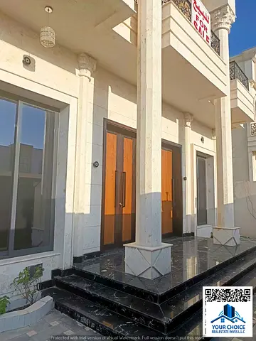 Villa for Sale in Al Zahya – Premium Finishing ✨ A great opportunity to own a stylish villa in a quiet and desirable location: Plot Area: 3014 sq.ft B