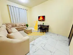 Luxury one-bedroom apartment with a living room and open balcony. Ajman, Al Muwaihat. Fully furnishe