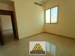 Annual 1BR apartment in Al Rashidiya 3, 2 bathrooms, balcony, central AC, near Amina Hospital, AED 3
