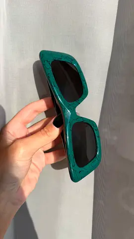 PRADA Sunglasses. Emerald Green Marble