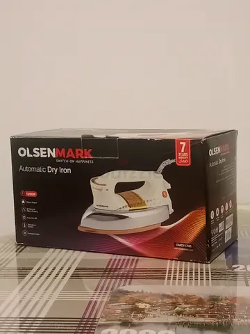 Olsenmark Automatic Dry Iron (like new, boxed)
