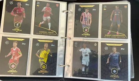 Football cards match attax