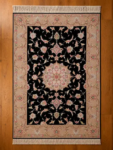Persian Tabriz Style carpet 1x1.5m - actual price is higher