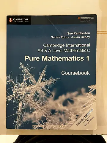 AS levels Mathematics textbook for SALE