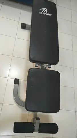 Adjustable workout bench for home gym - used, good condition