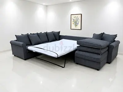Modern Corner Sofa Bed
Two 2-Seater Sections • Center  Corner Sections • Extra Storage