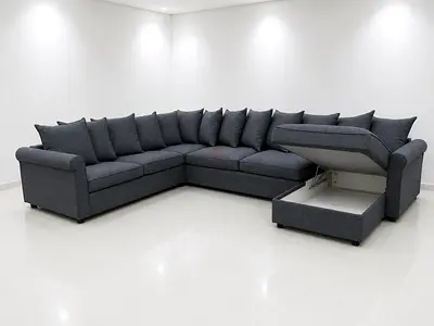 Complete Modular Sofa Bed
Multiple Sections • Corner Arrangement • Comfortable Bed • Storage