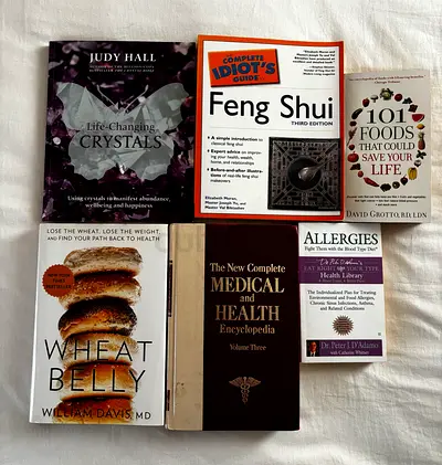 6 Health, Wellness, Nutrition  Lifestyle Books – Excellent Collection