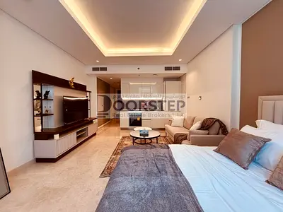 Furnished Studio | The Sterling West | Balcony & Courtyard View