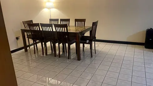 Wood 8-Seater Dining Table - Negotiable