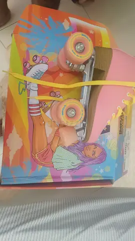 Brand New Impala Quad Roller Skates (Pink/Yellow) - Sealed in Box