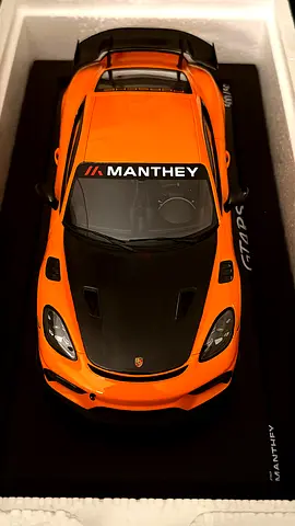 Porsche 718 Cayman GT4 RS (982) with Manthey Kit 500 out of 500 - Scale 1:18 Limited Dealer edition