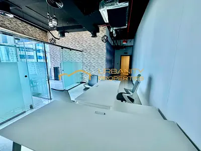 Furnished & Fitted Office with Glass Partitions | Business Bay | Ready for Occupancy
