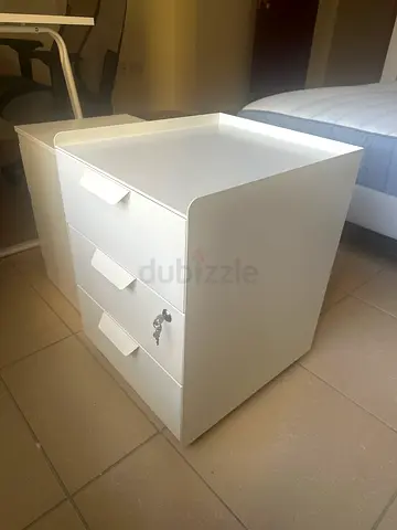 IKEA Trotten Drawer unit with 3 drawers on castors