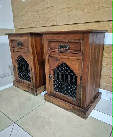 wooden marina nightstands