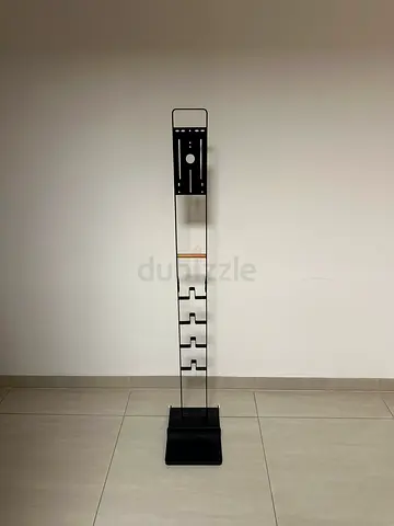 Dyson Vacuum stand - black metal, space-saving