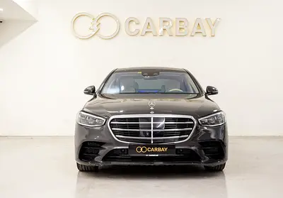 AED 3587 PM | MERCEDES S500 4MATIC 2021 | 1 YEAR WARRANTY  SERVICE CONTRACT | HIGH SPECS