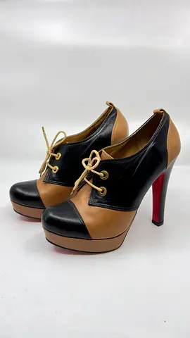 Roberto Fabiani Black/Brown Shoes size 37.5