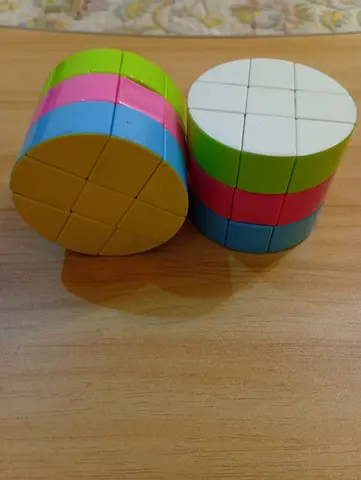 Cylinder Rubix Cube Puzzles (pair)