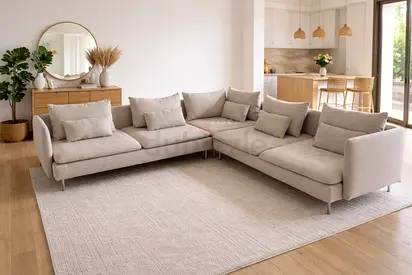 Ikea Soderamn Corner Sofa Beige Excellent condition
