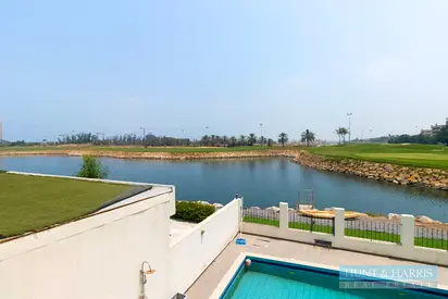 3 Bedroom Townhouse with Stunning Lagoon View For Rent in Al Hamra