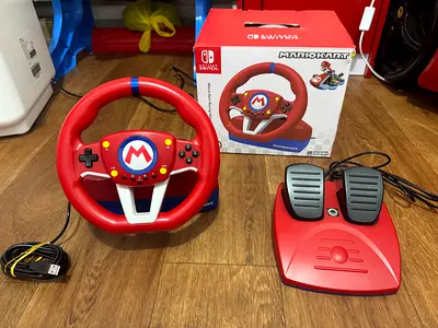 Mario Kart Steering Wheel + Pedals for Nintendo Switch (Used)
