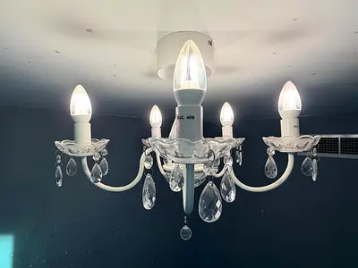 IKEA 5 lamp Ceiling Chandelier