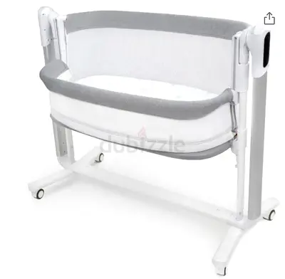 Co-sleeper crib  swing 2-in-1 grey Jikel