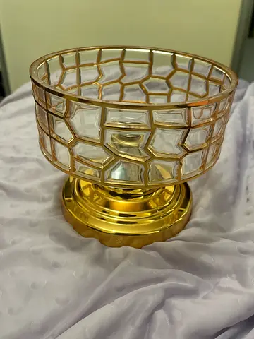 Gold Color Serving Plate