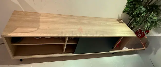 Elegant Multipurpose Oak Table with Storage and Sliding Lid length 1m60 x depth 40cm