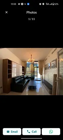 شقة استوديو | برج جلامز ريزيدنس 2 | شرفة | عرض المجتمع
