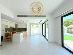 END CORNER SINGLE ROW 4BR+MAID VILLA FOR RENT 199,999AED