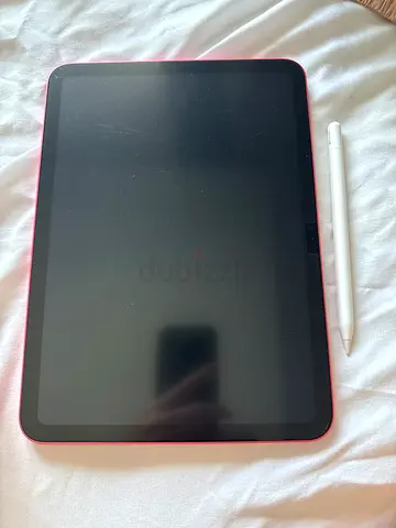 Apple iPad 10th gen (Pink), 64GB with Apple Pencil gen1 and case, used 2 month
