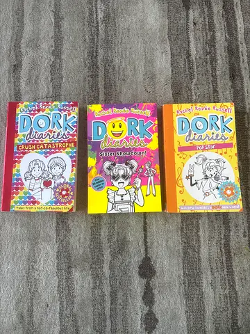 Dork diaries in good condition set of three