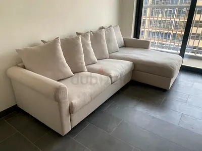 Ikea eskilstuna L shape sofa bed