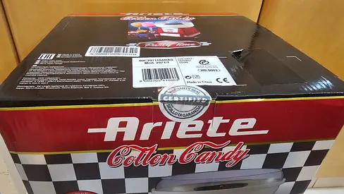Ariete Cotton Candy Machine (new in box) - Home use cotton candy maker