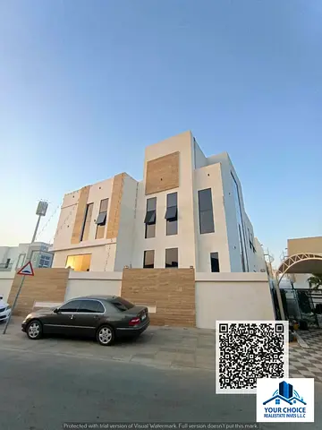فيلا: للبيع فيلا فاخرة بمدينة عجمان – منطقة الزاهية – بموقع مميز زاوية شارعين بواجهة واسعة ومدخل فخم تشطيبات خارجية راقية بواجهات حجر ورخام، وديكورات