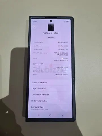 Samsung Galaxy Z Fold2 - Foldable Phone (Good Condition)