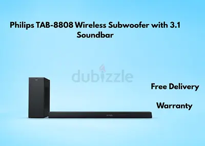 Philips TAB-8808 Wireless Subwoofer with 3.1 Soundbar