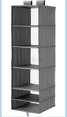 Ikea Skubb Hanging Clothes Closet Storage Organizer Rack Black