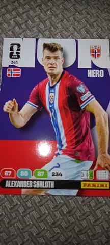 Panini Alexander Sørloth Football Trading Card - Mint Condition