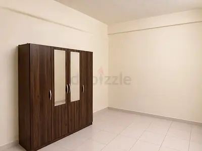 4-door Wooden Wardrobe with Mirror - Good Condition
