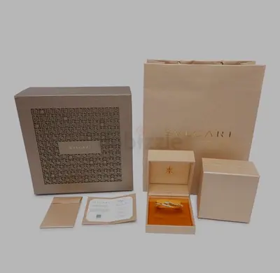 Bvlgari Gold-Tone Bracelet with Original Box and Papers