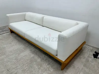 Excellent condition cratebarrel three seater sofa