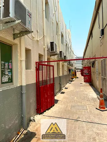 Opportunity for large companies: Worker accommodation in Al Jurf Industrial Area 3, near all services and close to Mohammed Bin Zayed Road.