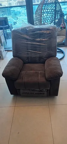 Danube Home Dazler 1-Seater Fabric Recliner indoor sofa