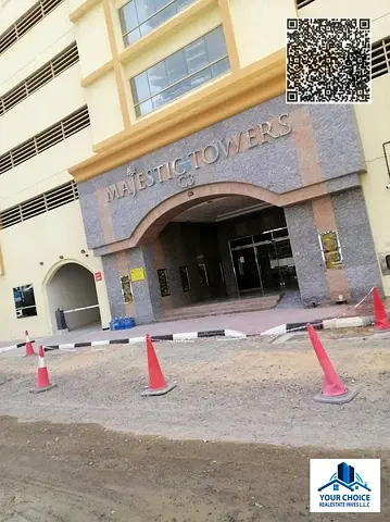 شقة مكونة من غرفة نوم واحدة للإيجار (27 ألفاً) في برج "ماجستيك ليك" (Majestic Lake Tower C3) ضمن "مدينة الإمارات" - عجمان - الإمارات العربية المتحدة.