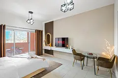 4900 pm including bill service apartments Studio with Balcony,